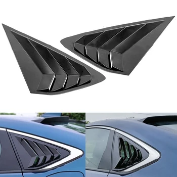 1 pora matinės juodos galinio ketvirčio lango žaliuzės užrakto dangtelio apdaila tinka Honda Accord 2023 2024 ABS