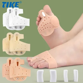 1 Poros pirštų separatoriai Metatarsaliniai įklotai Silikoninės priekinių kojų pagalvėlės Mortonams Neuroma, pūslės, priekinės pėdos skausmas, diabetinės pėdos