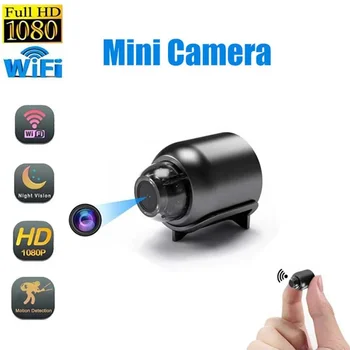 1080P Mini Wifi IP kameros apsauga Naktinio matymo judesio aptikimo stebėjimo kamera DV įrašymo kamera namams