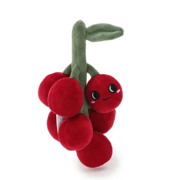 10CM Įdaryti vaisių rojaus serija Raudonos vynuogės Kūdikių čiulptukas Pliušiniai žaislai
