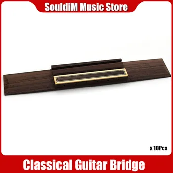 10PCS klasikinė gitara Rosewood tiltas 6 stygų klasikinė gitara 185mm x 30mm