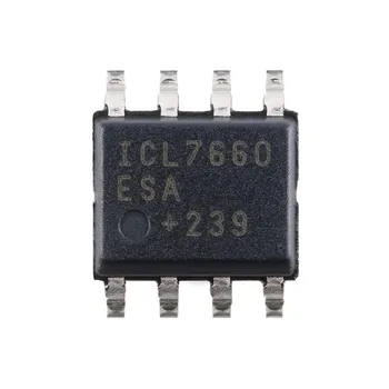 10vnt / partija ICL7660ESA + T SOP-8 perjungimo įtampos reguliatoriai Perjungiami kondensatoriaus įtampos keitikliai Darbinė temperatūra: -40C- +85C