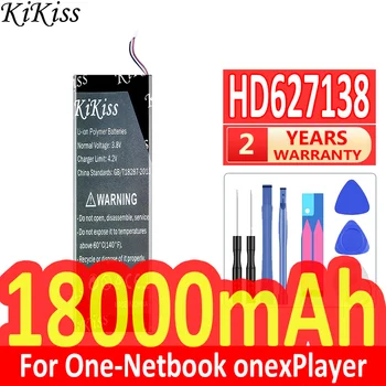 13500mAh/18000mAh KiKiss galinga baterija HD627138 LR386387-3S vienam netbook'ui onexPlayer Onex Player mini OnexPlayer