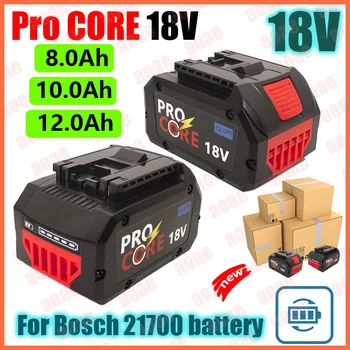 18V akumuliatorius 8.0 įrankių gręžimo akumuliatorius Bosch BAT609 ProCore 21700 Li-Ion įkraunamos baterijos, skirtos BAT610G BAT618 BAT620 BAT622