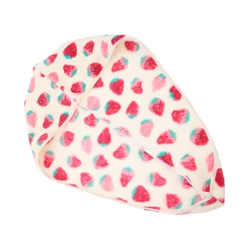 1Pc Patogi plaukų sausa kepurė Buitinė maudymosi kepurė Sugerianti dušo kepurė (rožinė)