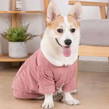 1Pc Pet Dog Warm Fleece Coat Jacket Jumper Žieminiai drabužiai Šuniuko liemenė Drabužių apranga