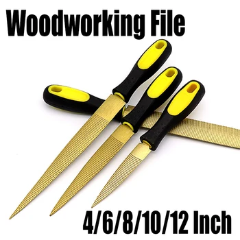 1PCS medienos apdirbimo failas 4/6/8/10/12 colių smulkių dantų burrs failas Wood Rasp adatos failas raudonmedžiui / medžiui / kietmedžiui / medžio drožybai ir kt