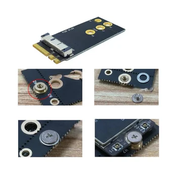 1PCS NGFF M.2 Key A/E adapterio plokštė Belaidžio tinklo plokštės plokštė, skirta BCM94360CS2 BCM94360 BCM943224 tinklo plokštei