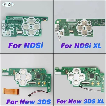 1Pcs Originali maitinimo jungiklio plokštė, skirta NDSi XL Nauja 3DS XL žaidimų konsolė ABXY kryžminis mygtukas ON OFF plokštė Flex Cable Rpair dalys