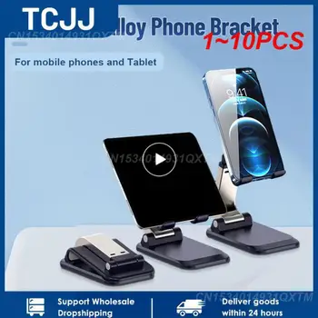 1~10PCS metalinis stalinis planšetinis kompiuteris Laikiklis Stalas Cell Foldable Extend Support Desk Mobiliojo telefono laikiklis stovas iPad