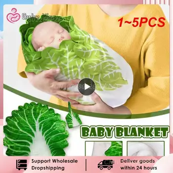 1~5PCS 0-6m Baby Swaddle Wrap naujagimio modeliavimo kopūstai Flanelinio kūdikio įvyniojimo antklodė Kūdikio miego sūkurys Apvyniokite flanelinę antklodę