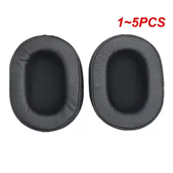 1~5PCS Avikailio natūralios odos atminties putų ausų pagalvėlės pagalvėlės garso technikai MSR7 M50X M40X skirta MDR-7506 MDR-V6