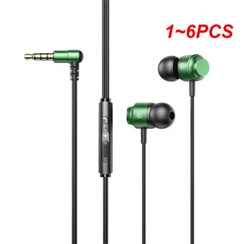 1~6PCS ausinės 9d ausyje patogios su mikrofonu 