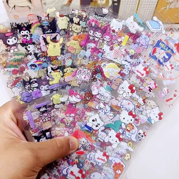 20/60/100vnt Sanrio ilgi lipdukai Hello Kitty Cinnamoroll Kuromi My Melody Lipdukų paketas Vaikams Pasidaryk pats dekoratyvinė medžiaga Kanceliarinės prekės