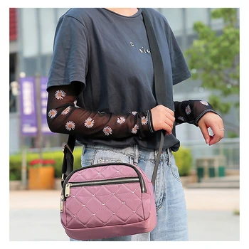 2023 Casual Women Bags Nailon Cloth Lady Messenger Bag Mobile Phone Bag Fashion Designer Shoulder Bag