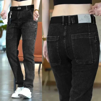 2023 Nauji vyriški ploni džinsai Stretch Skinny Multi Pocket Mados dizainerio džinsinės kelnės Vyriško prekės ženklo drabužiai Kelnės Gatvės drabužiai