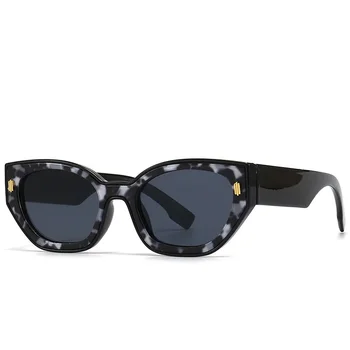 2023 Prekės ženklo dizaineris Katės akis Akiniai nuo saulės Moteriški akiniai Stačiakampiai akiniai nuo saulės Ladies Casual Driving Akiniai UV400 Gafas De Sol