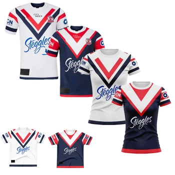 2024 Roosters kids woman man rugby jersey Australia Roosters children rugby shirt custom t-shirt