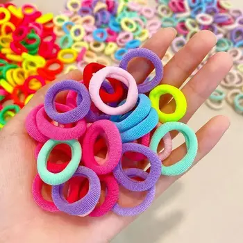 20Pcs Kids Elastic Hair Bands Girls Candys Scrunchie Rubber Band for Children Hair Ties Clips Headband Baby Hair Accessories