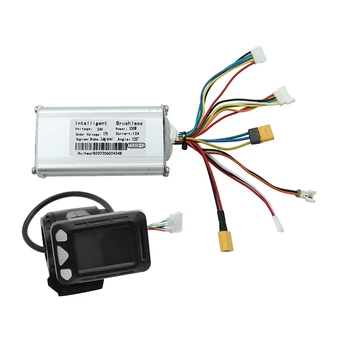 24V 250W LCD ekrano rinkinys Dviračių įranga Anglies pluošto el. paspirtuko dviračio LCD monitoriaus rinkinys