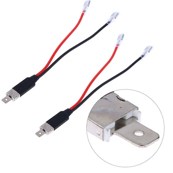 2PCS H1 keitimas Vieno keitiklio laidų jungties kabelio konvertavimo adapterio laikiklis HID priekinių žibintų lempučių priedams