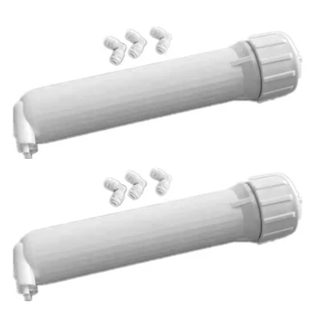 2X 1812/2012 Atvirkštinio osmoso RO membraninio filtro korpusas 1/4 greitosios nuorodos Virtuvės vandens valymo priemonės dalys