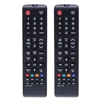 2X Universalus televizoriaus nuotolinio valdymo pultas Pakaitinis televizoriaus nuotolinio valdymo pultas RC All funkcija Samsung BN59-01199F