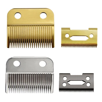4 vnt Wahl Magic Clip Cord & Cordless Replacement Blade + Cutter Blade (Steel Blade)-Gold & Silver