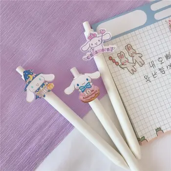 7PCS/set Kawaii animacinis filmas Gelinis rašiklis 0,5 mm Kūrybinis mielas neutralus rašalo rašiklis Vaikų dovanų mokyklos biuro rašymo reikmenys Kanceliarinės prekės