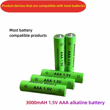 AAA 3000mah 1.5V šarminė baterija įkraunama baterija nuotolinio valdymo pultui žaislinis batery dūmų alaras