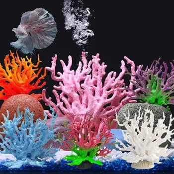 Akvariumo koralų augalų alpinariumo akvariumo dekoracijos Gėlavandenių jūrų terariumų žuvų rezervuarų dekoravimas ir apželdinimo reikmenys