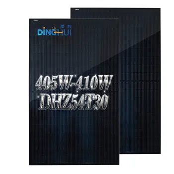 All black solar 400w 405w 410w 410w solar single module solar panel 410w 48v solar panel 410w 400wp solar panel