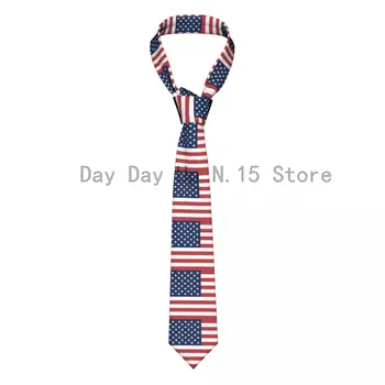 Amerikos vėliava Kaklaraištis Unisex Poliesteris 8 cm Kaklaraištis vyrams Mada Siauri aksesuarai Cravat biuras