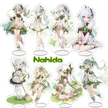 Anime Genshin Impact Figures NAHIDA žolės dievas Nasita skaidrus akrilo prekės ženklas GENSHIN aplink naują paveikslą Dovanos