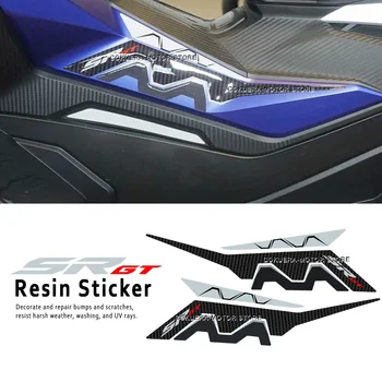 Aprilia SR GT 125 2022 motociklų priedai 3D dervos lipdukai Pėdos pedalo šoniniai lipdukai