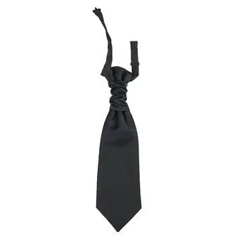 Aukštos kokybės smokingo liemenė Lazy Tie Cravat 10*35cm vyriškas kostiumas Honkongo mazgo kaklaraištis Džentelmenų kaklaraiščių vakarėlio aksesuarai