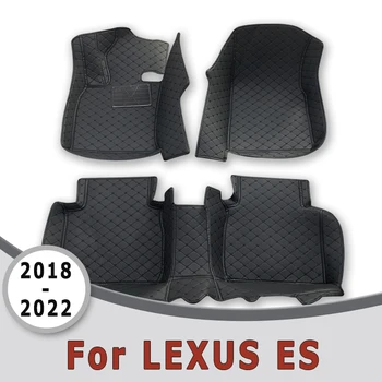 Automobiliniai grindų kilimėliai LEXUS ES 2022 2021 2020 2019 2018 ES300h ES350 ES250 kilimai Automobilių salono aksesuarai Pakaitinė transporto priemonė