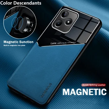 Automobilinis magnetinio laikiklio odinis dėklas, skirtas OnePlus 11 5G One Plus 11 1+11 PHB110 6.7