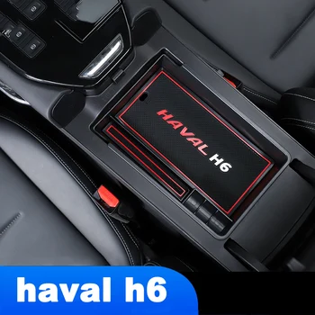Automobilio centrinė porankinė plokštelė Laikymo dėžutės apdaila Haval H6 2021 2020 2022 3-osios kartos interjero aksesuarai Automatinis dėklo dekoravimas