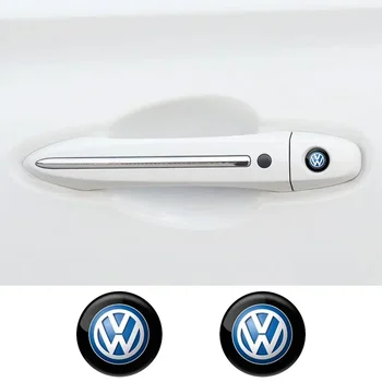 Automobilio durų užrakto rakto skylutė Neužblokuoja durų spynos apsaugos lipdukai Volkswagen Golf Polo Passat Tiguan CC Touran B5 priedas