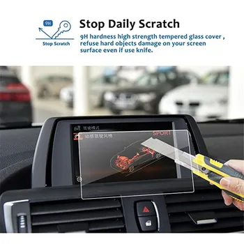 Automobilio grūdinto stiklo navigacijos informacijos ir pramogų centro jutiklinio ekrano apsauga, skirta 2014–2018 m. BMW 2 serijos 3 serijos 4 serijai