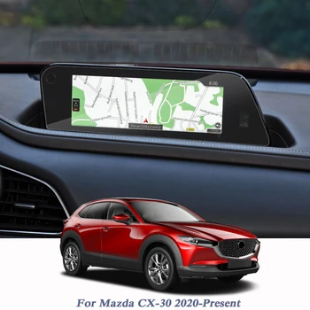 Automobilio stiliaus prietaisų skydelisDisplay Film GPS navigacijos ekrano stiklas Apsauginė plėvelė LCD ekrano valdymas Mazda CX-30 2020-Present