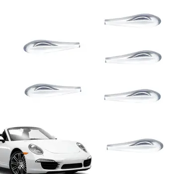 Automobilio vėjo deflektorių rinkinys Apsaugos nuo susidūrimo lipdukas Akrilinis automobilio automatinis galinių žibintų lipdukas Universalus 3D spoilerio lipdukas Suvs Taillig