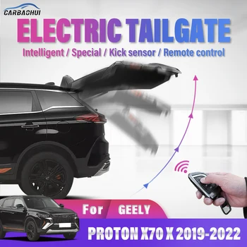 Automobilis Elektrinis bagažinės dangtis Smart Electric bagažinės pavara Kick Sensor Car Accessori skirtas GEELY PROTON X70 X 2019-2022, Galinių durų maitinimo rinkinys