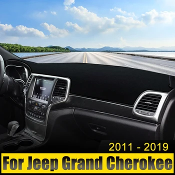 Automobilių aksesuarai Jeep Grand Cherokee WK2 2011-2013 2014 2015 2016 2017 2018 2019 2020 prietaisų skydelio dangtelis Venkite lengvo kilimėlio kilimėlio
