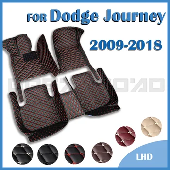 Automobilių grindų kilimėliai Dodge kelionei 2009 2010 2011 2012 2013 2014 2015 2016 2017 2018 Individualūs automatiniai kojų pagalvėlės Interjero aksesuarai