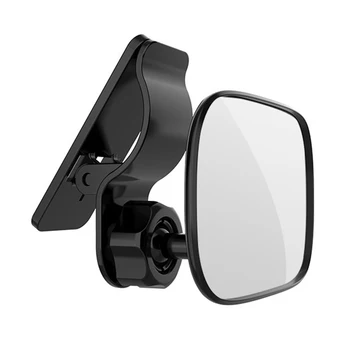 Automobilių salonas Galinio vaizdo kūdikių veidrodėlis Automobilis Maži spaustukai Reguliuojamas atsuktas atgal Galinio vaizdo sėdynė Išgaubtas veidrodis
