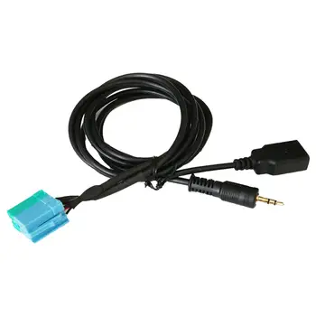 AUX USB adapterio kabelio keitiklio jungtis Garso kabelis 