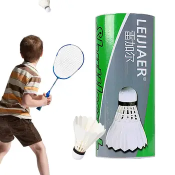 badmintono rinkinys vaikams Anties plunksnų kamuolys Šaudyklė Greitaeigis šaudyklės įranga Badmintono priedai Shuttlecock komplektas