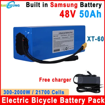 Bafang baterija 48v 2000w ličio baterijų paketas 20ah 25ah 30ah 35ah 40ah 50ah baterija 48 voltų elektrinis dviračio elektrinis paspirtukas